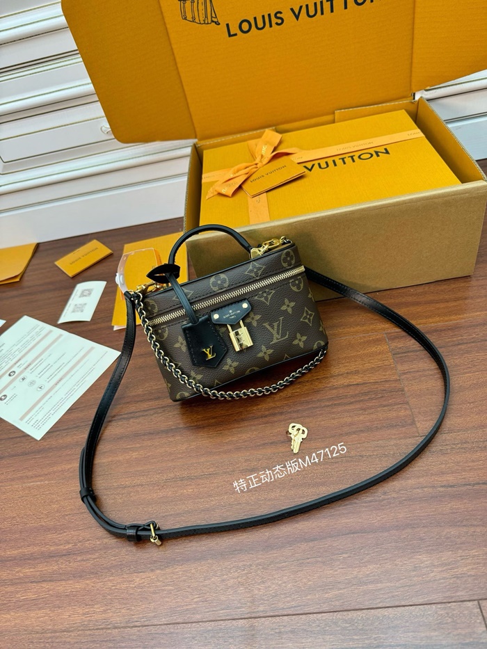 Louis vuitton 루이비통 여성 베니티 체인 파우치