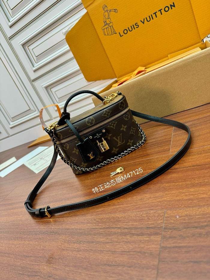 Louis vuitton 루이비통 여성 베니티 체인 파우치