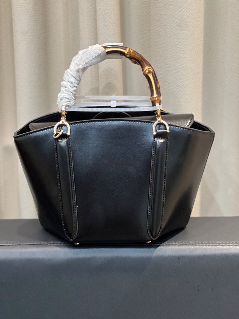 GUCCI 구찌 뱀부 탑 핸들 스몰 토트백