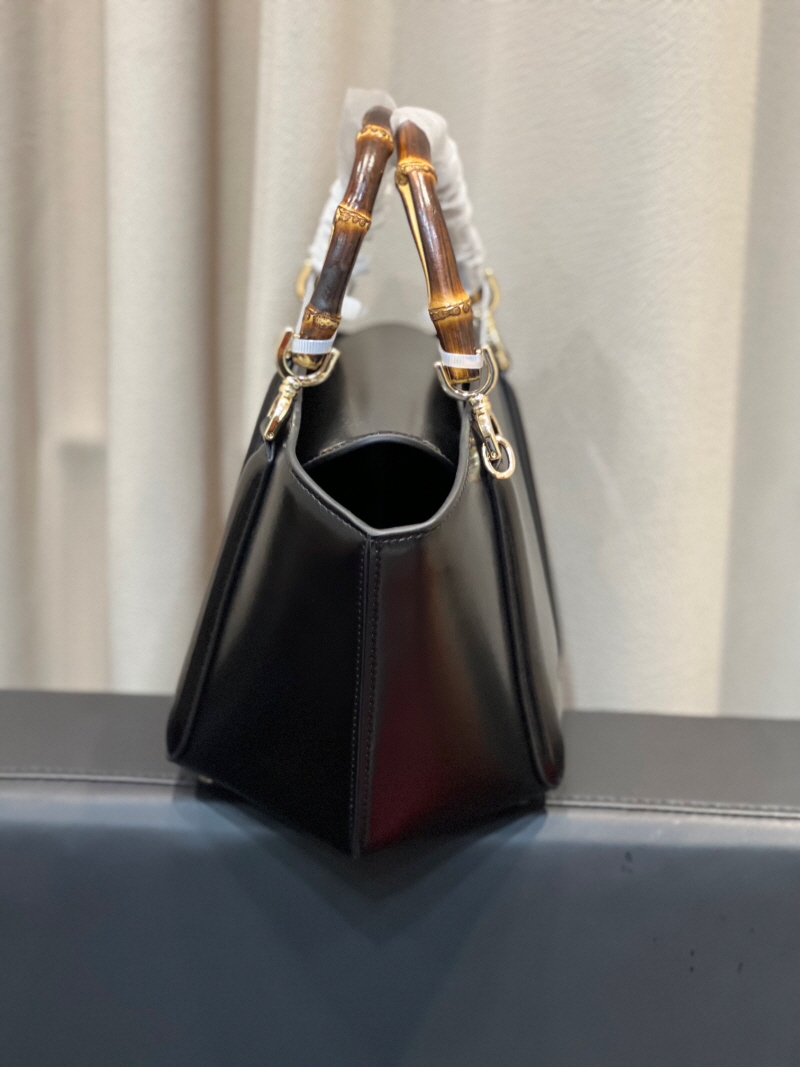 GUCCI 구찌 뱀부 탑 핸들 스몰 토트백