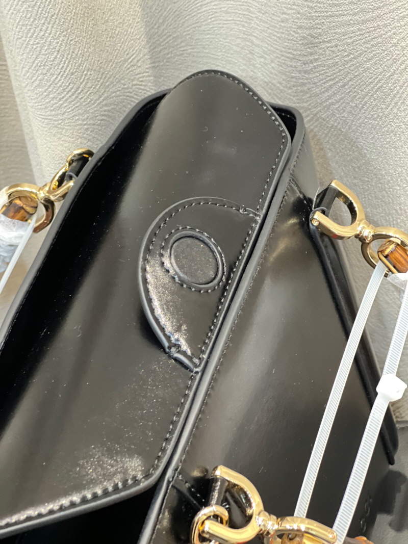 GUCCI 구찌 뱀부 탑 핸들 스몰 토트백