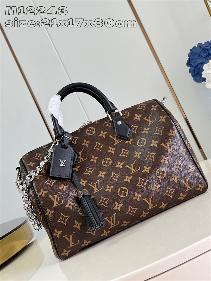 LOUIS VUITTON 루이비통 스피디 소프트 30 다크 토트백 M12243 2024/신상