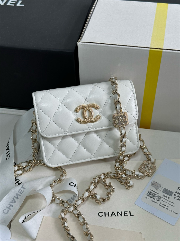 CHANEL 샤넬 크로스백 12CM AS96111 2024/신상 블랙,그레이,화이트 3color