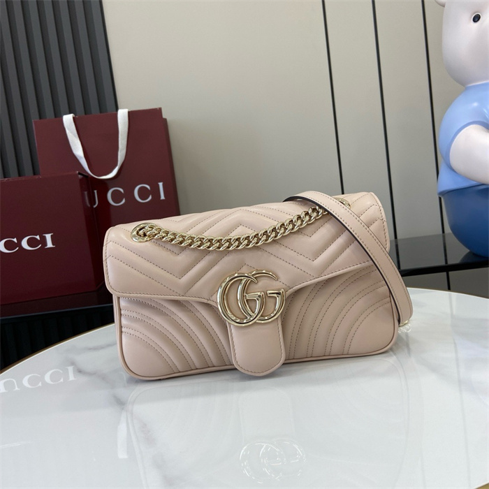 GUCCI 구찌 GG 마몽 마틀라세 미니, 스몰 숄더백 446744 2024/신상