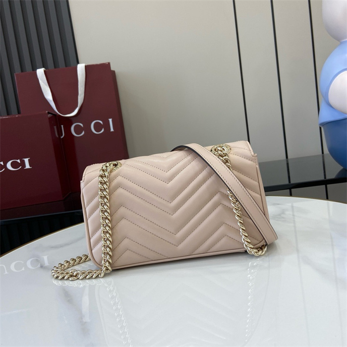GUCCI 구찌 GG 마몽 마틀라세 미니, 스몰 숄더백 446744 2024/신상