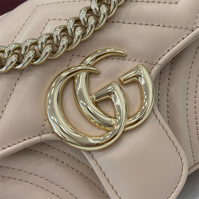 GUCCI 구찌 GG 마몽 마틀라세 미니, 스몰 숄더백 446744 2024/신상