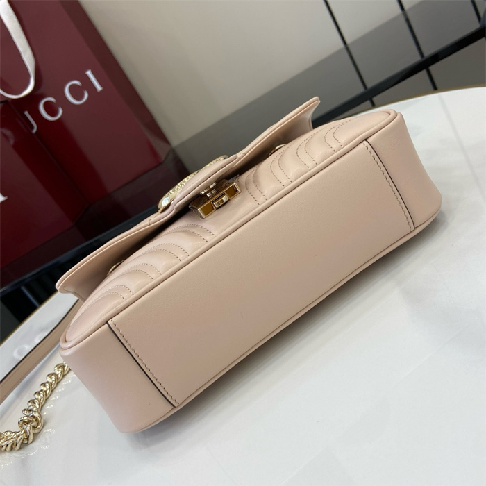 GUCCI 구찌 GG 마몽 마틀라세 미니, 스몰 숄더백 446744 2024/신상