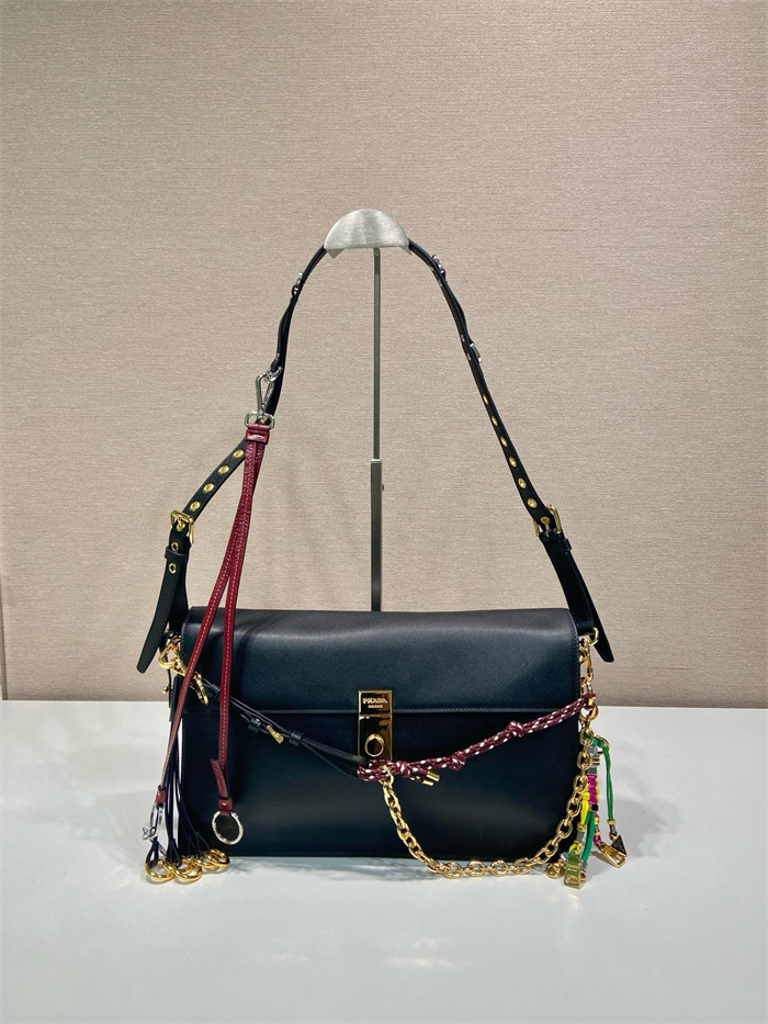 PRADA 프라다 소프트 사운드 라지 숄더백 1BD378 2COLOR