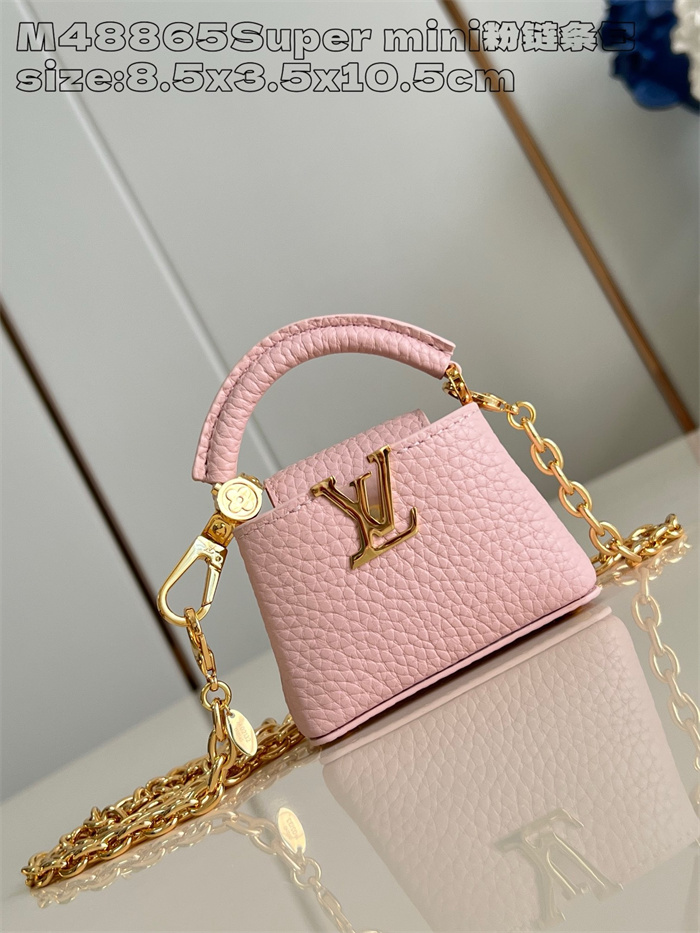 LOUIS VUITTON 루이비통 카퓌신 미니 마이크로백 M48865 2024/신상 3COLOR