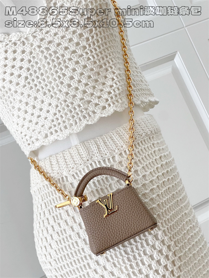LOUIS VUITTON 루이비통 카퓌신 미니 마이크로백 M48865 2024/신상 3COLOR
