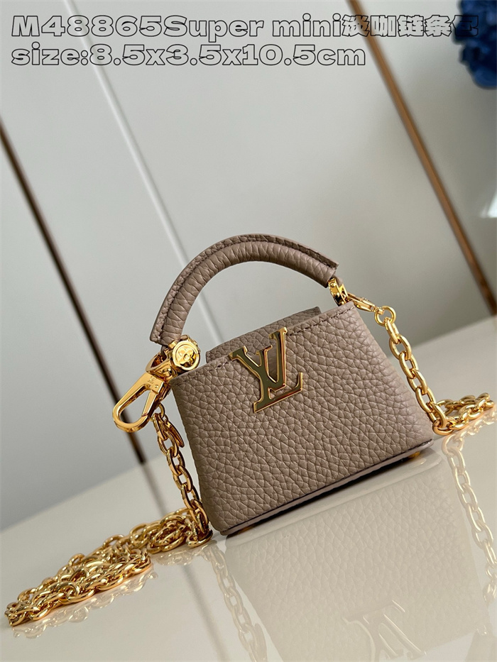 LOUIS VUITTON 루이비통 카퓌신 미니 마이크로백 M48865 2024/신상 3COLOR