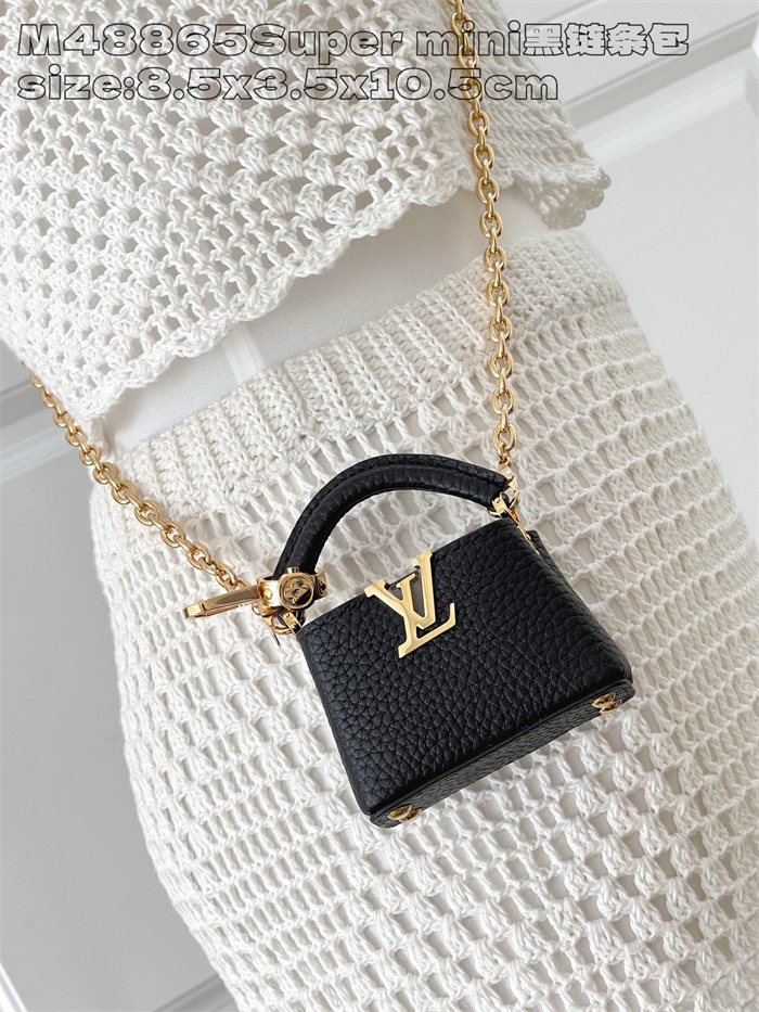 LOUIS VUITTON 루이비통 카퓌신 미니 마이크로백 M48865 2024/신상 3COLOR