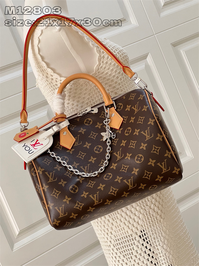 LOUIS VUITTON 루이비통 스피디 소프트 30 크래프티 토트백 M12803 2024/신상