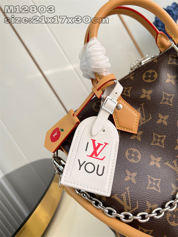 LOUIS VUITTON 루이비통 스피디 소프트 30 크래프티 토트백 M12803 2024/신상