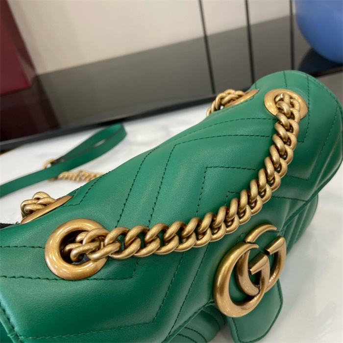 GUCCI 구찌 GG 마몽 마틀라세 미니 숄더백 446744 2024/신상
