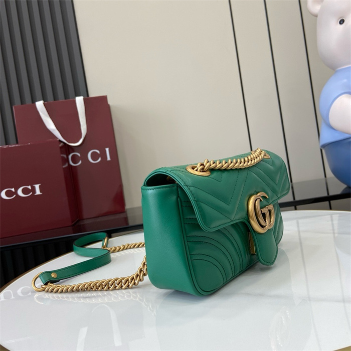 GUCCI 구찌 GG 마몽 마틀라세 미니 숄더백 446744 2024/신상