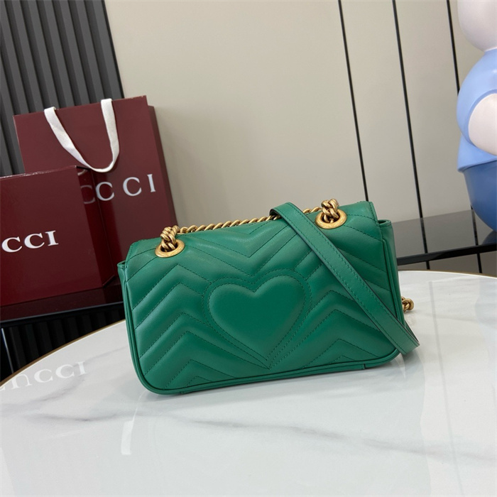 GUCCI 구찌 GG 마몽 마틀라세 미니 숄더백 446744 2024/신상