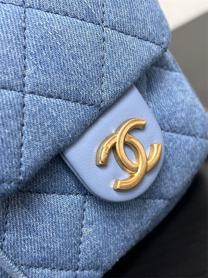 CHANEL 샤넬 크루즈 투포켓 데님 백팩 AS5310 2024/신상