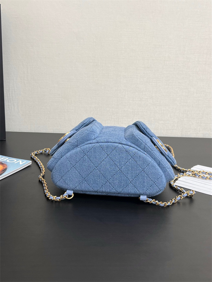 CHANEL 샤넬 크루즈 투포켓 데님 백팩 AS5310 2024/신상