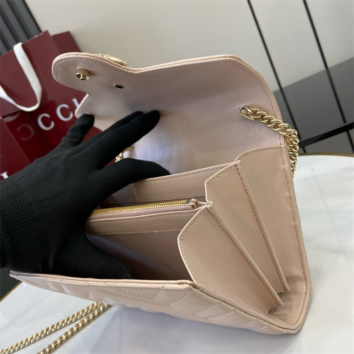GUCCI 구찌 GG 마몬트 마틀라쎄 미니 체인백 474575 2024/신상