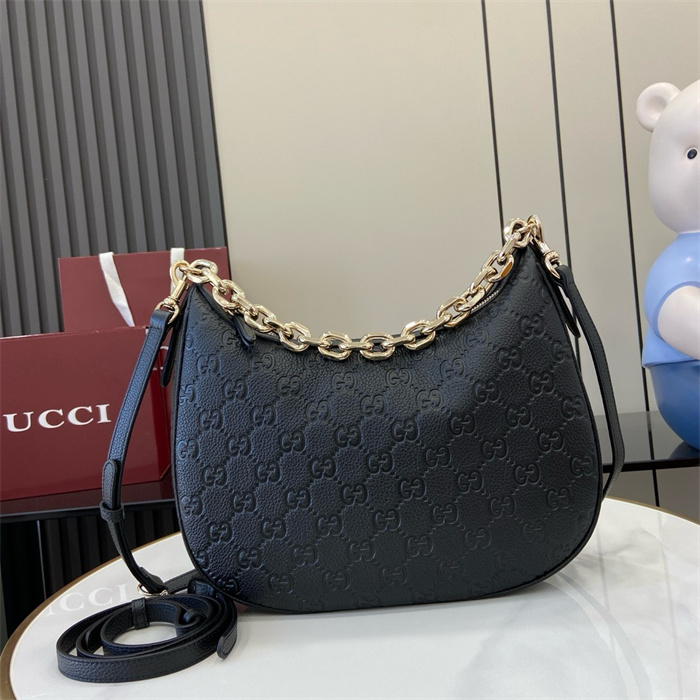 GUCCI 구찌 GG 엠블럼 미디엄 숄더백 820453 3COLOR