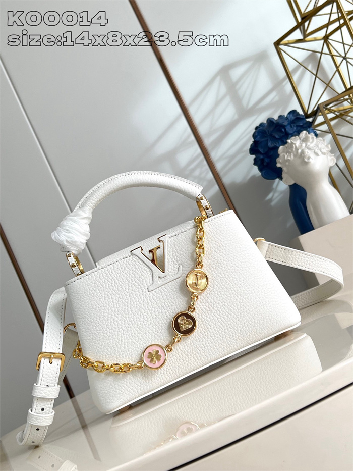 LOUIS VUITTON 루이비통 미니 카퓌신 BB 토트백 K00014 2024/신상 4COLOR