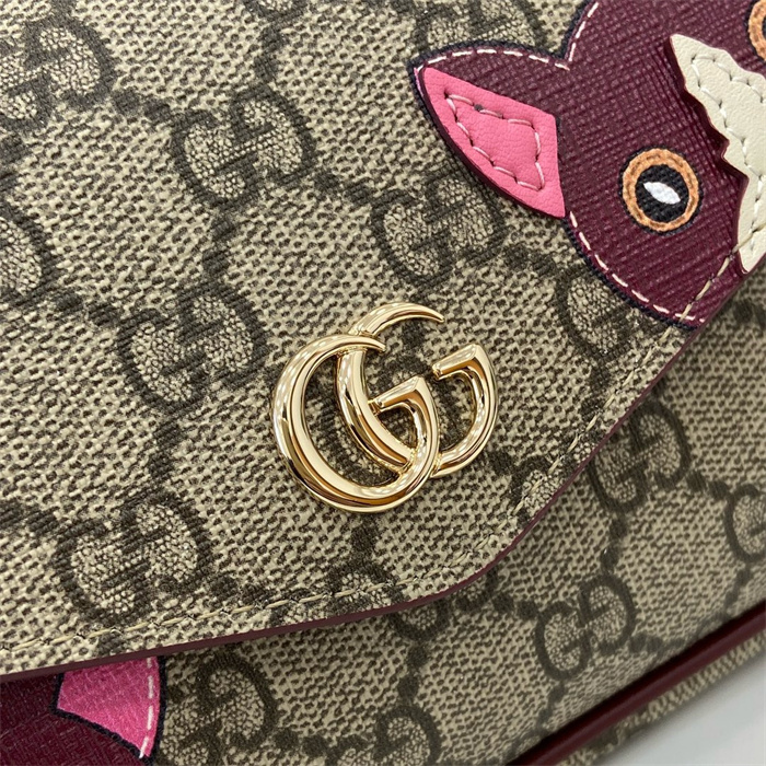 GUCCI 구찌 캣 GG 디테일 미니 숄더백 818764 2024/신상