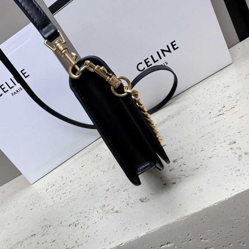 CELINE 셀린느 트리오페 멀티 포쉐트 샤이니 카프스킨