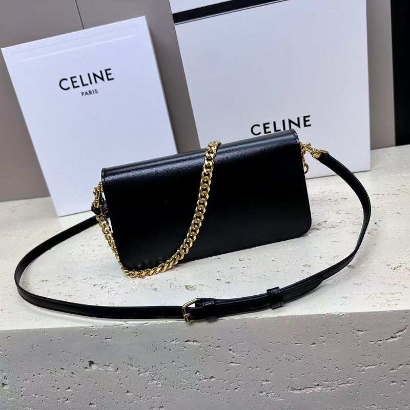 CELINE 셀린느 트리오페 멀티 포쉐트 샤이니 카프스킨