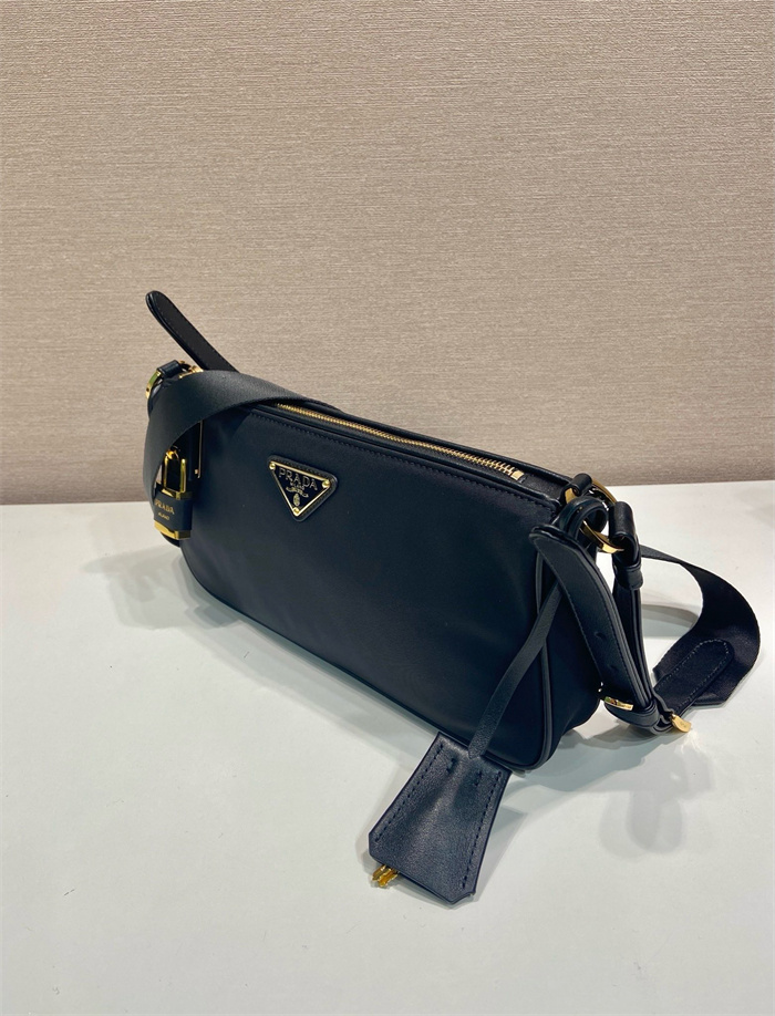 PRADA 프라다 스몰 리나일론 가죽 숄더백 1BC234 2025/신상