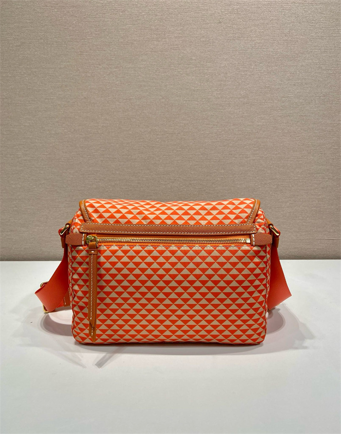 PRADA 프라다 삼각 로고 심볼 자수 리나일론 숄더백 1BD383 2025/신상 3COLOR
