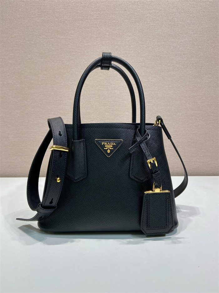PRADA 프라다 더블 레더 토트백 1BG443