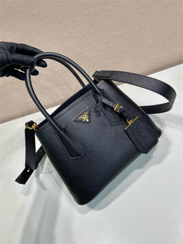 PRADA 프라다 더블 레더 토트백 1BG443