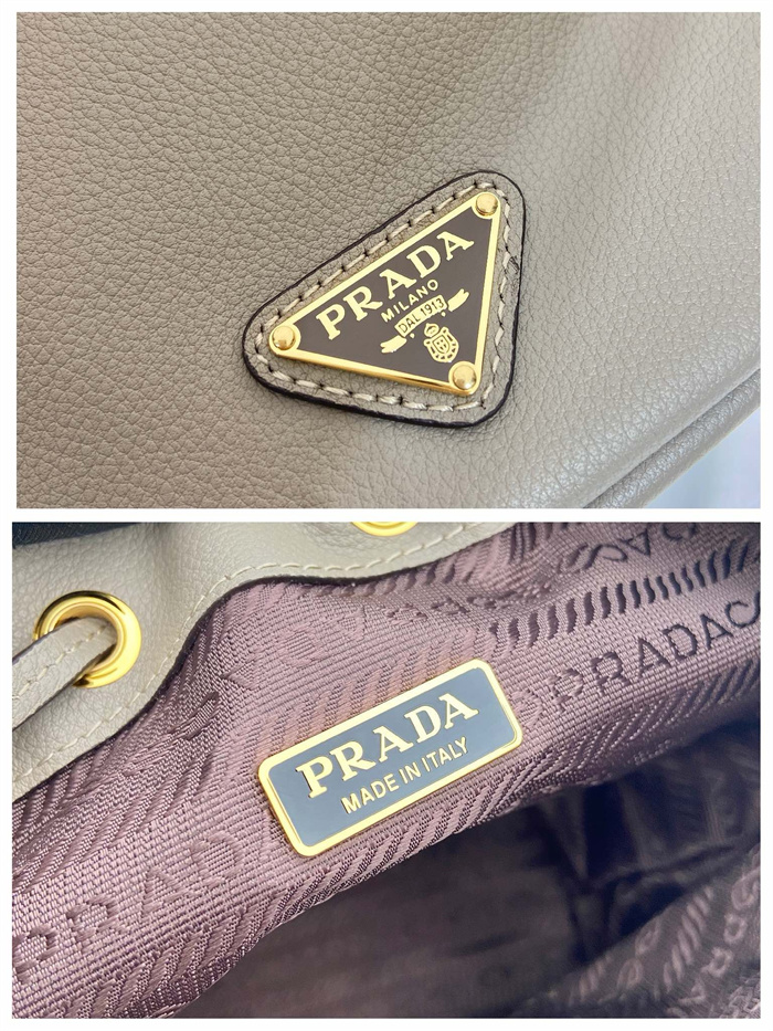 PRADA 프라다 리에디션 1978 가죽 미니 버킷백 1BE067