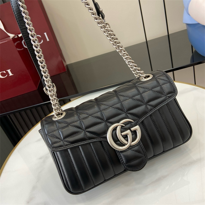 GUCCI 구찌 GG 마몽 마틀라세 숄더백 443497-3