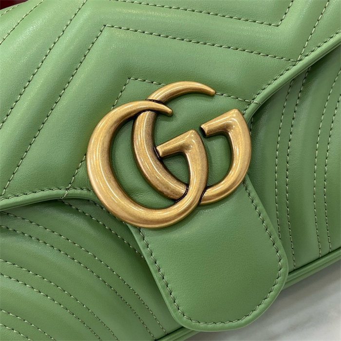 GUCCI 구찌 GG 마몽 마틀라세 숄더백 443497-4