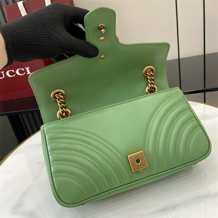 GUCCI 구찌 GG 마몽 마틀라세 숄더백 443497-4