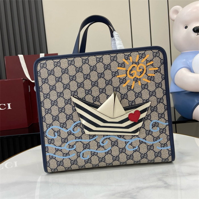 GUCCI 구찌 GG 프린트 토트백 814043