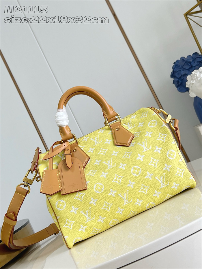 LOUIS VUITTON 루이비통 스피디 P9 반둘리에 30 모노그램 M21115
