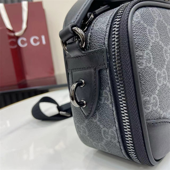 GUCCI 구찌 GG 엠블럼 슈퍼 미니백 821217