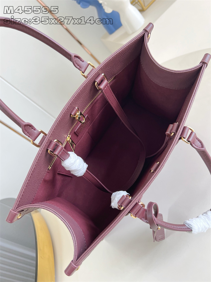 LOUIS VUITTON 루이비통 온더고 토트백 MM M45595