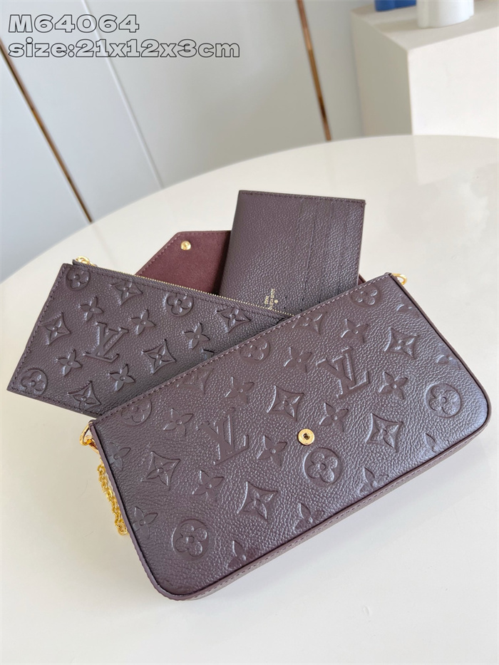 LOUIS VUITTON 루이비통 포쉐트 펠리시 모노그램 크로스백 M64064