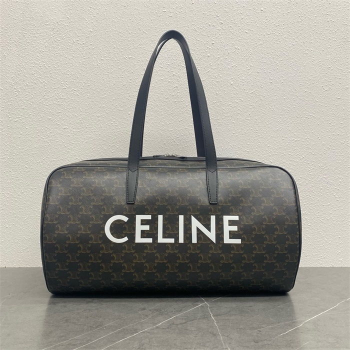 CELINE 셀린느 트리오페 캔버스 더플백 113852
