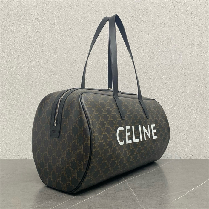 CELINE 셀린느 트리오페 캔버스 더플백 113852