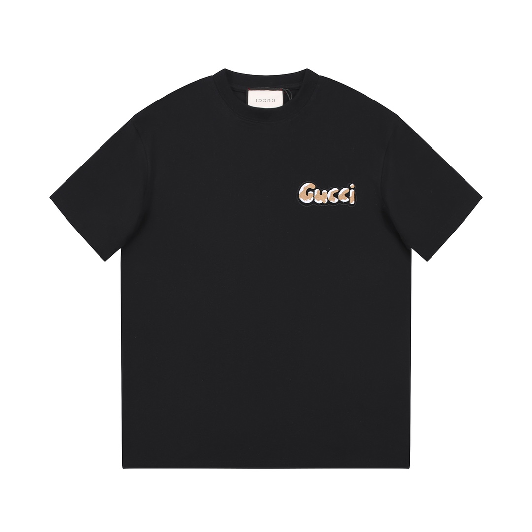 GUCCI 칫솔 자수 쇼트 슬리브