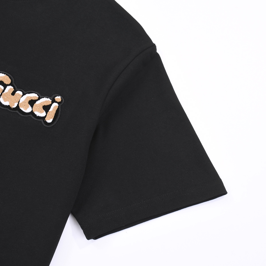 GUCCI 칫솔 자수 쇼트 슬리브