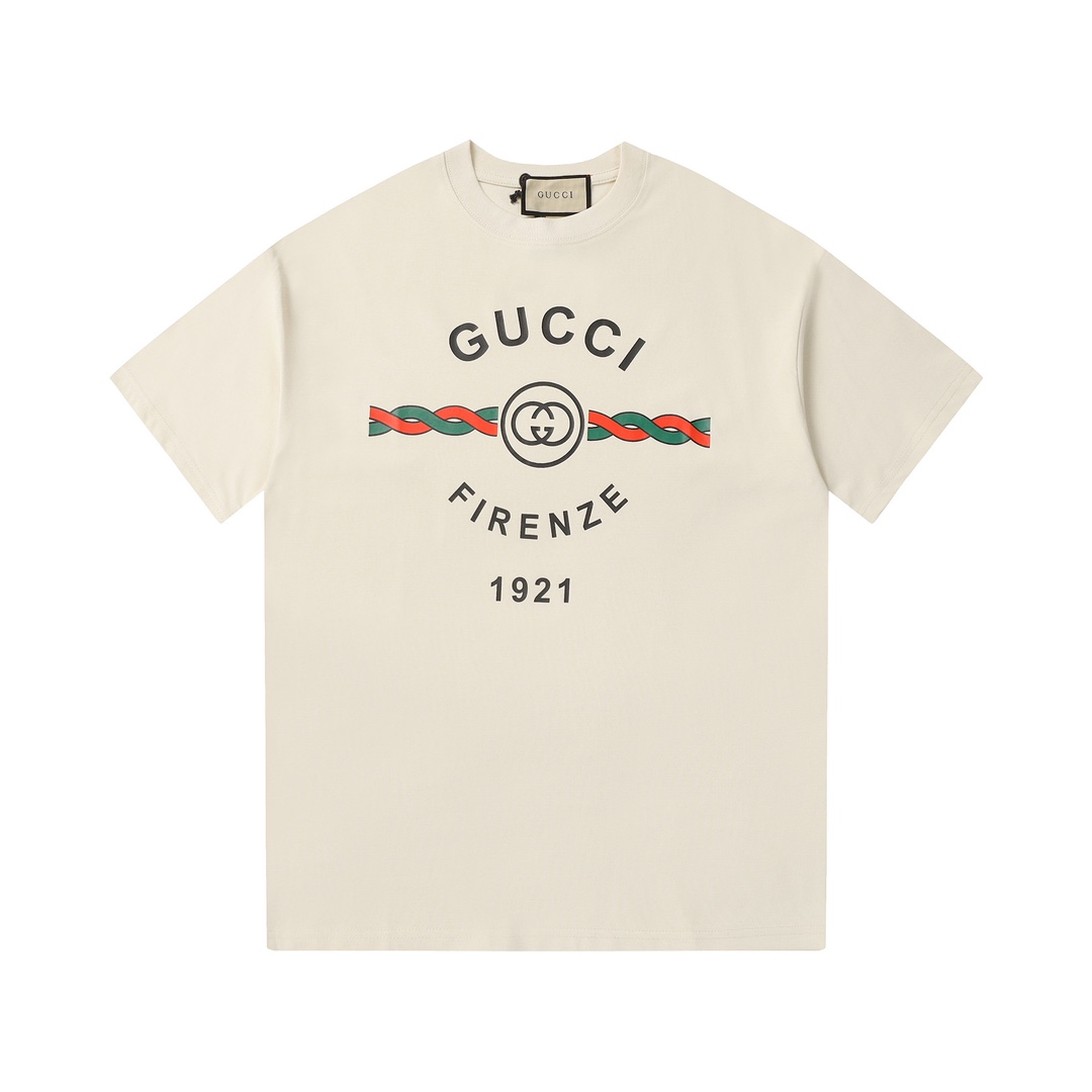 GUCCI 프린트 쇼트 슬리브