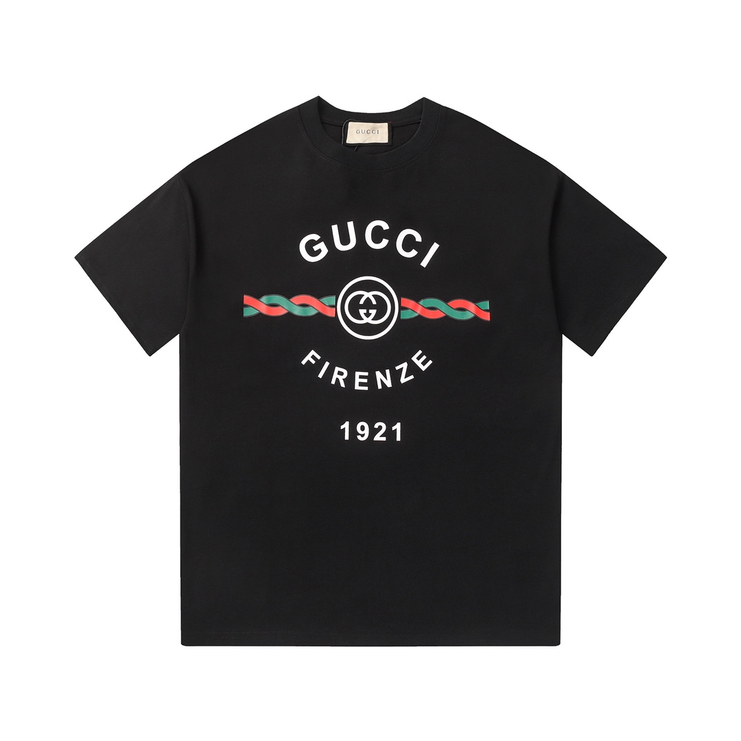 GUCCI 프린트 쇼트 슬리브