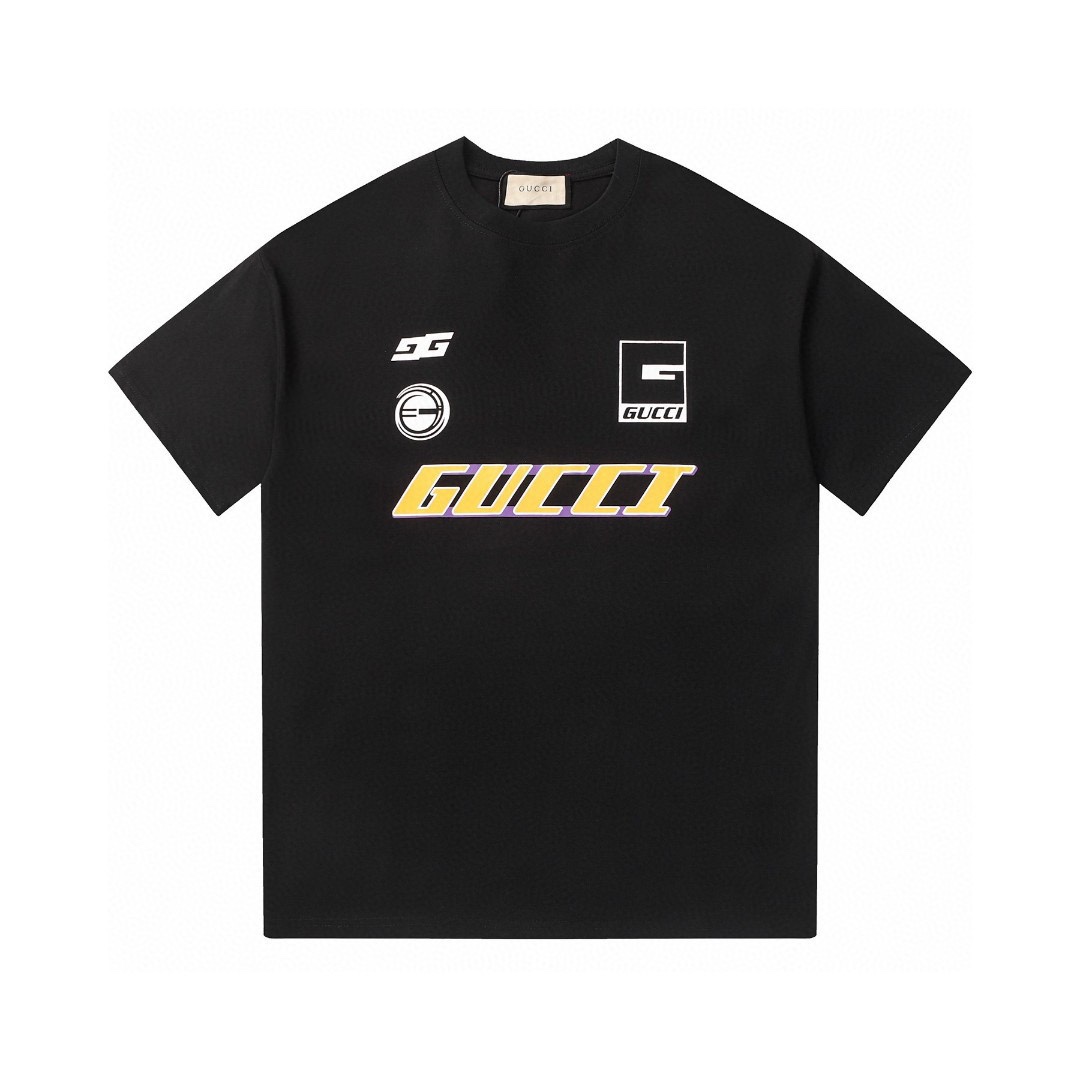 GUCCI 구찌 프린트 쇼트 슬리브