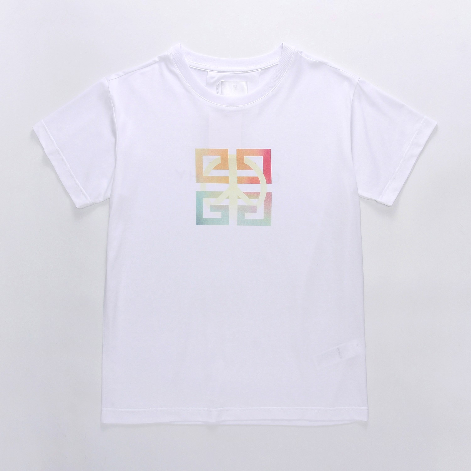 GVC 22SS 그라데이션 화이트 쇼트 슬리브